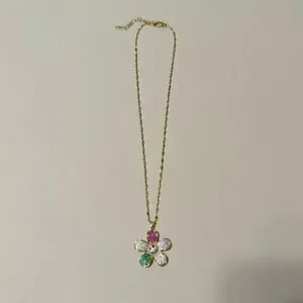 Flower necklace N736